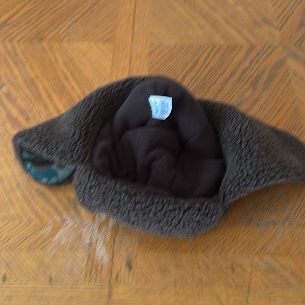 Green and Brown with Skulls Winter Hat - Picture 5 of 7